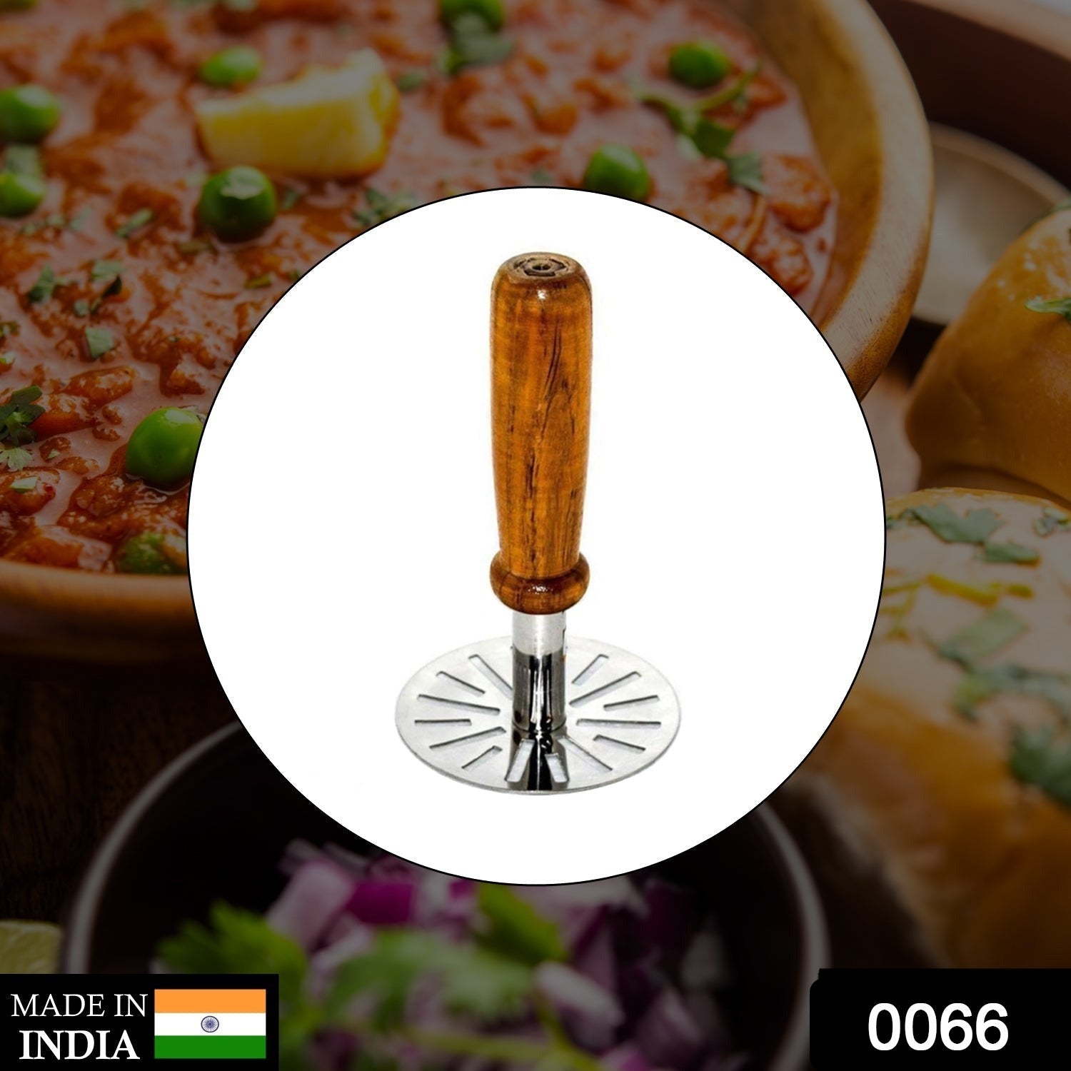 0066 Paubhaji Masher Used In All Kinds Of Household And Kitchen Places For Mashing And Making Paubhajis. 0066 Paubhaji Masher Used In All Kinds Of Household And Kitchen Places For Mashing And Making Paubhajis.